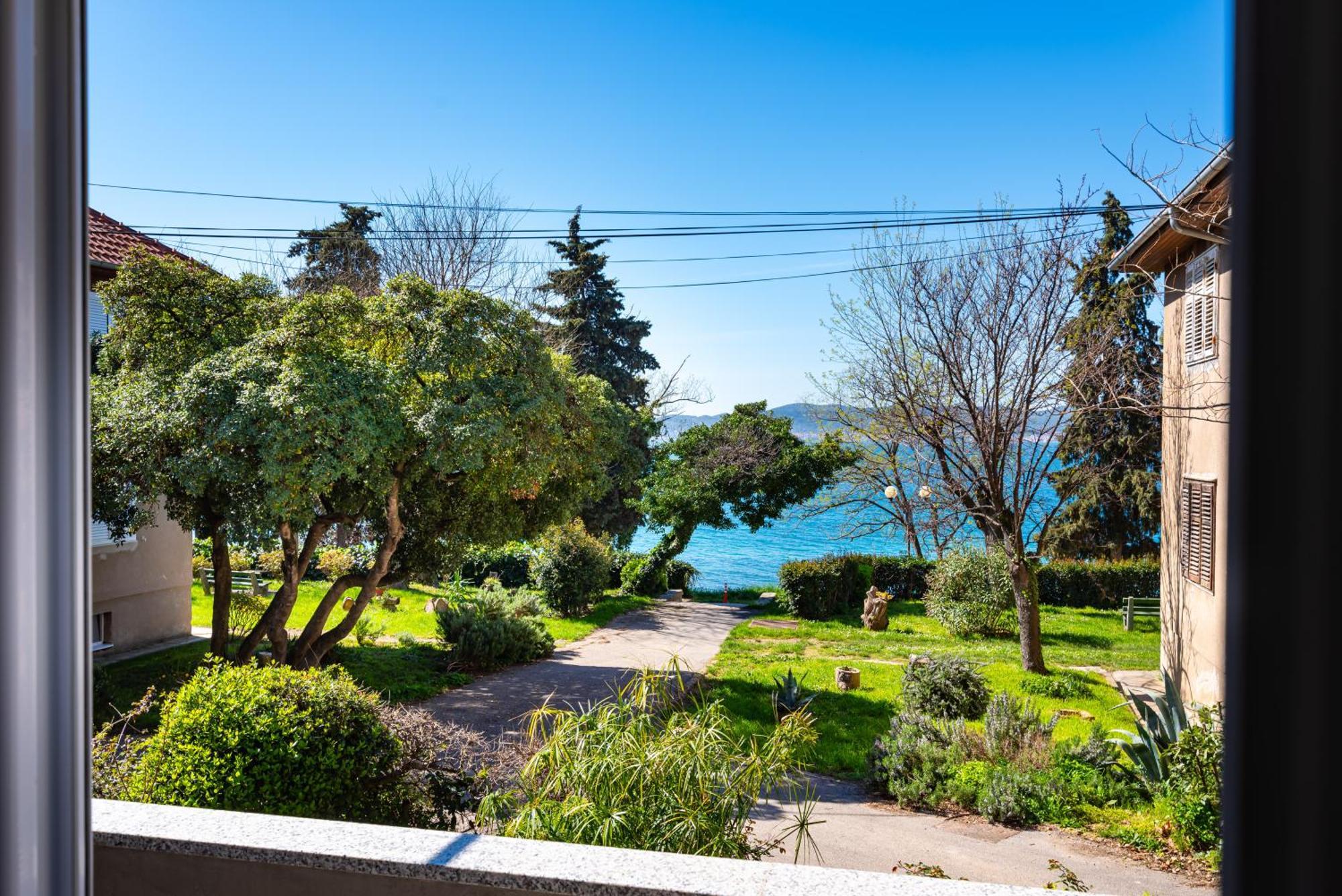 Kolovare Garden Oasis - First Row By Sea Leilighet Zadar Eksteriør bilde